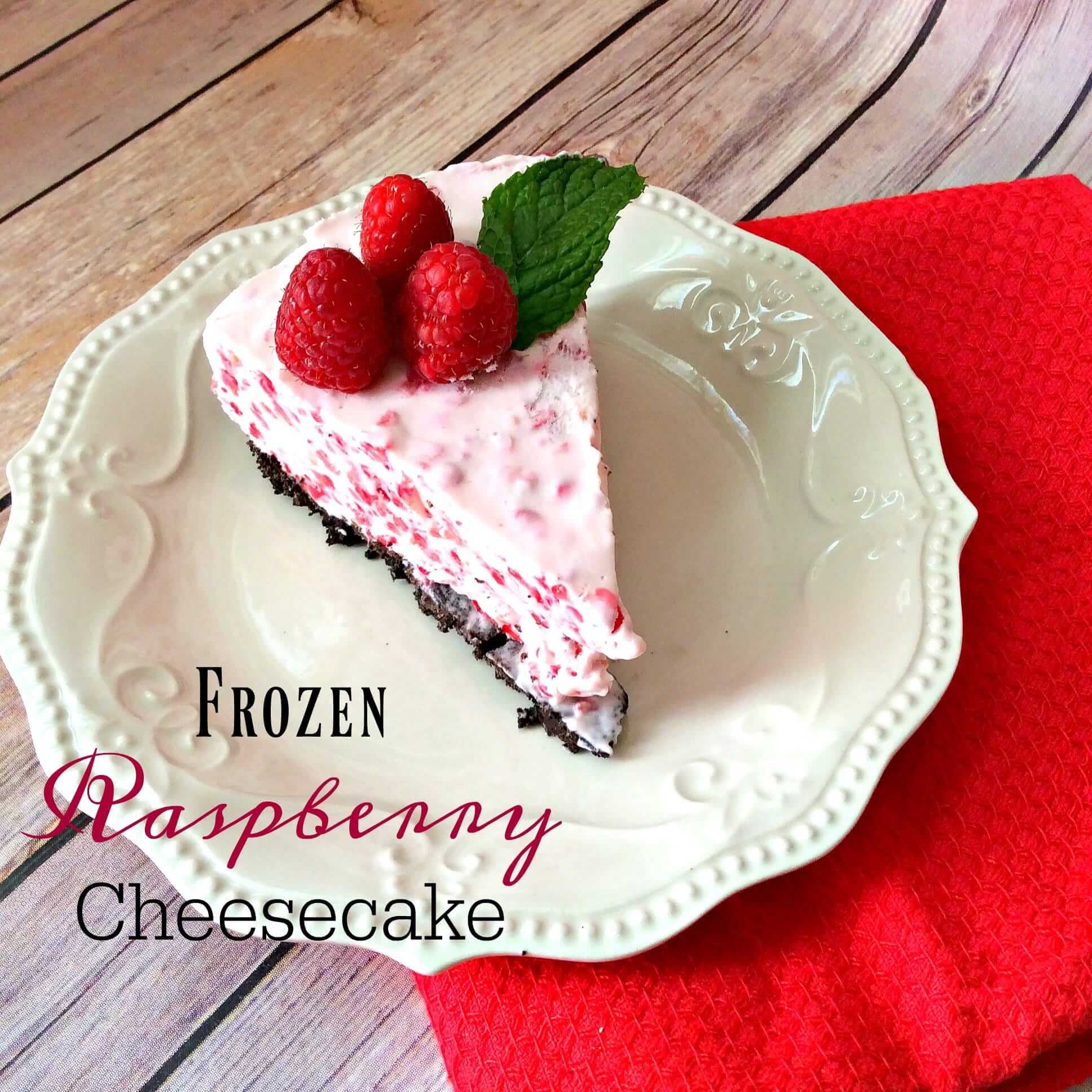 frozen raspberry cheesecake recipe