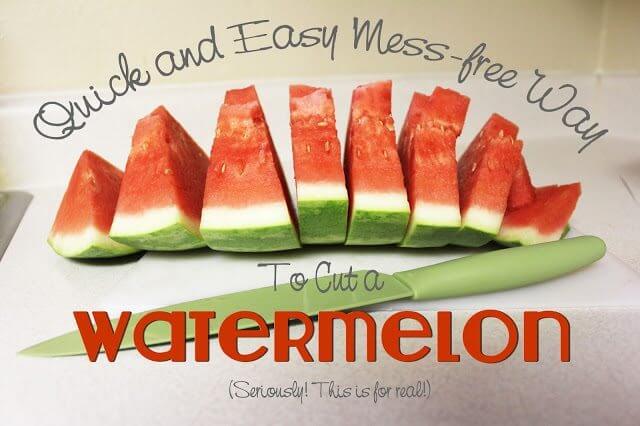 Mess free Way To Cut Watermelon
