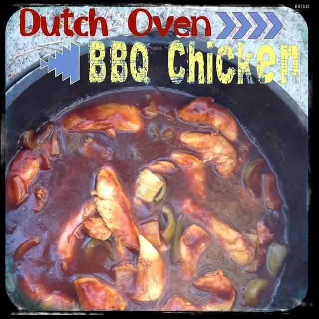Dutch Oven Easy BBQ Chicken
