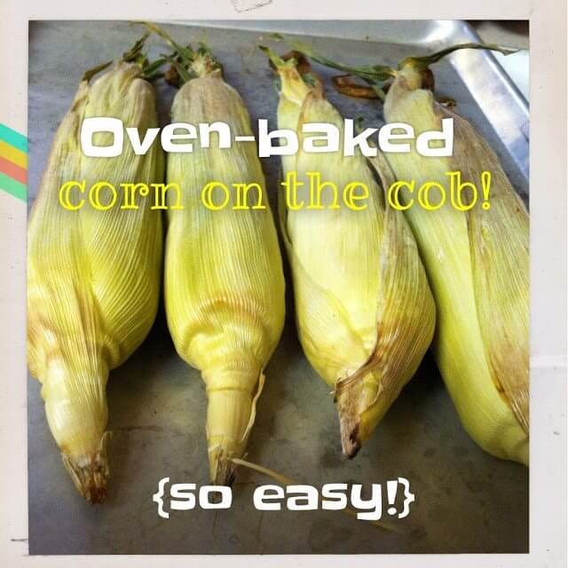 Oven Baked Corn on the Cob