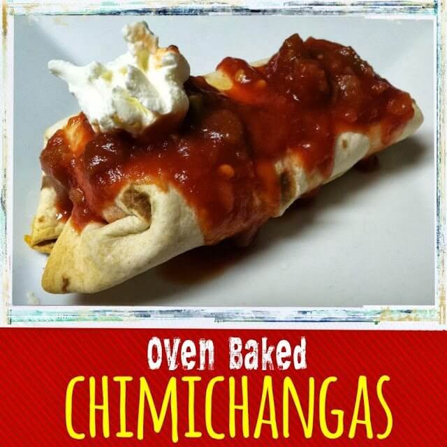 Oven Baked Chimichangas