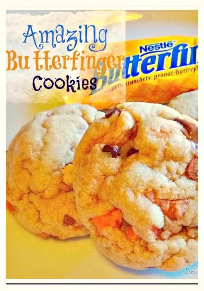 Amazing Butterfinger Cookies