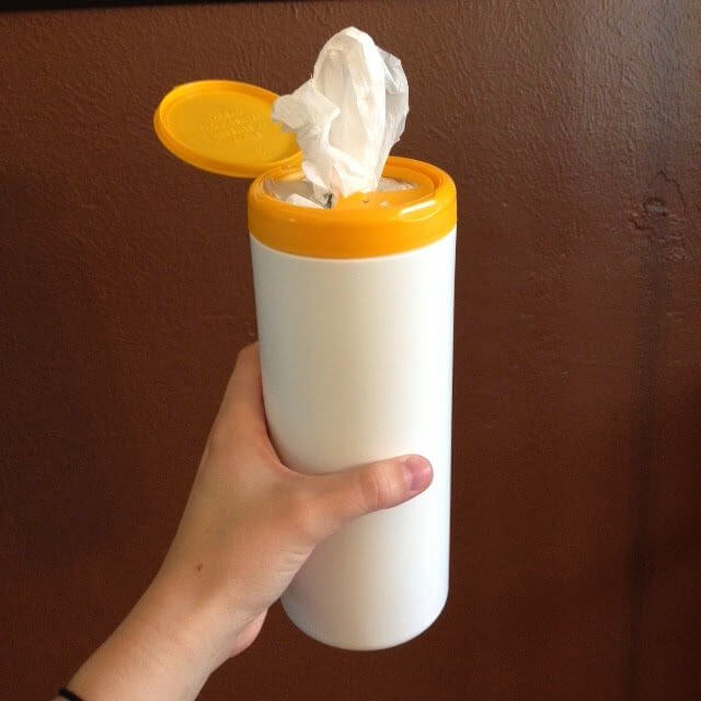 DIY Plastic Bag Dispenser