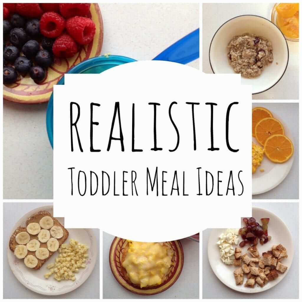 Realistic Toddler Meal Ideas