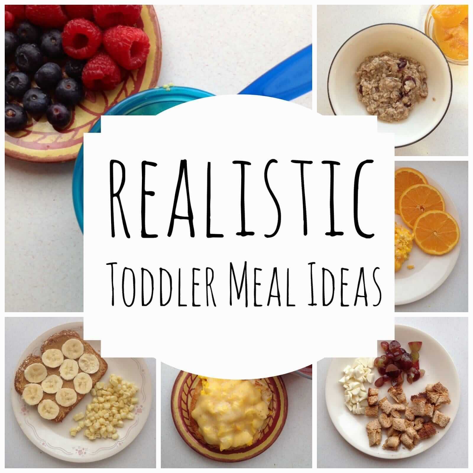 Realistic Toddler Meal Ideas - Lou Lou Girls