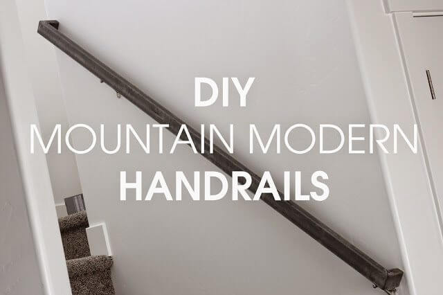 DIY Mountain Modern Handrails