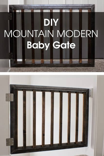 DIY Mountain Modern Baby Gate