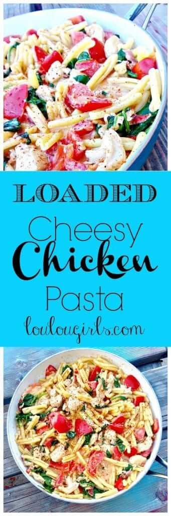 Loaded Cheesy Chicken Pasta