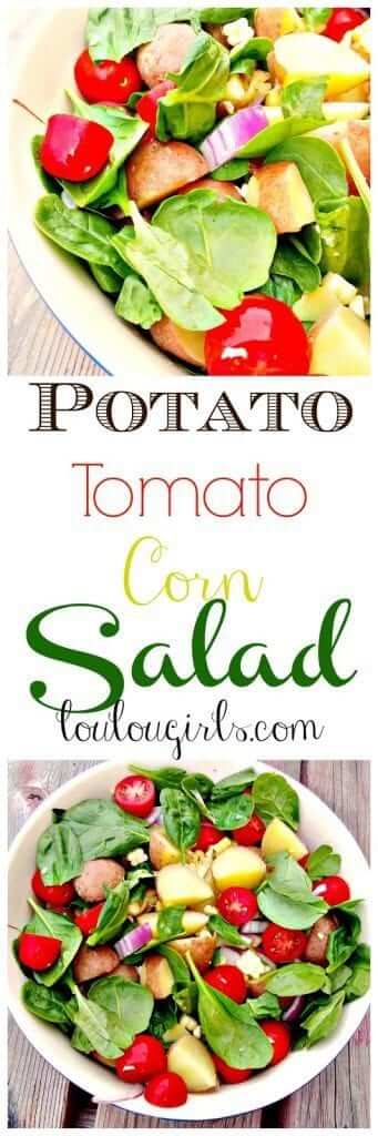 Potato Tomato Corn Salad