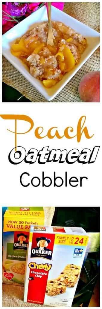 Peach Oatmeal Cobbler