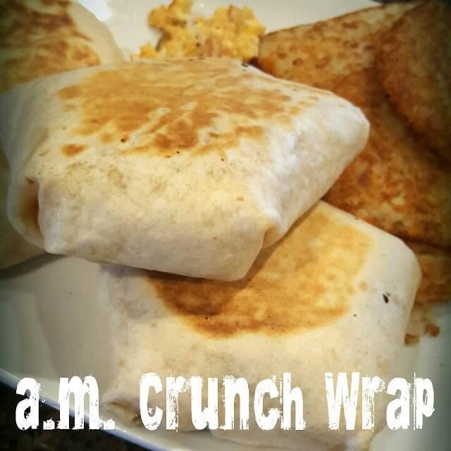 Taco Bell Inspired Crunch Wrap