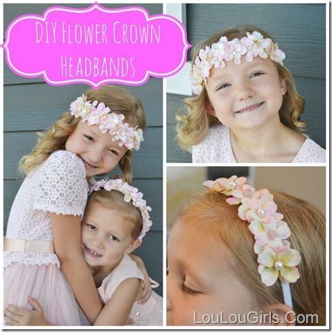 DIY Crown Flower Headband - Lou Lou Girls