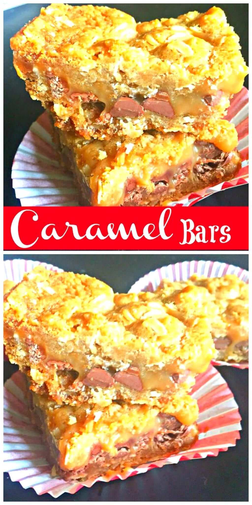 Caramel Chocolate Chip Cookie Bars