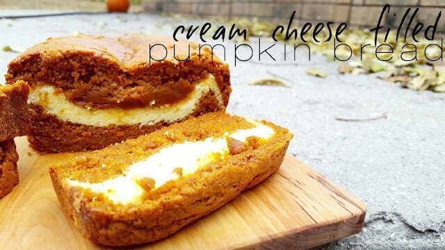 Cream Cheese Filled Pumpkin Bread