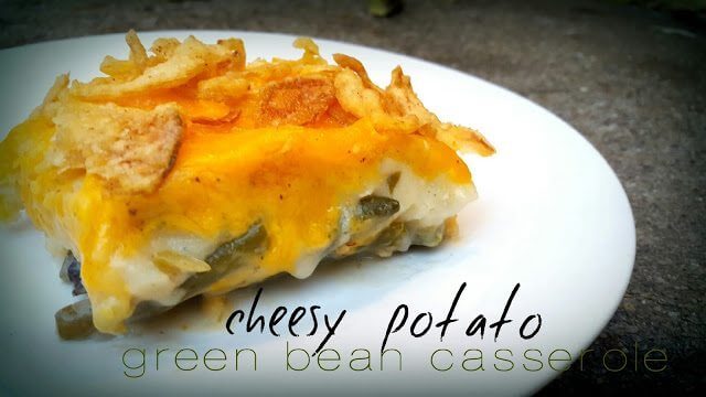 Cheesy Potato Green Bean Casserole