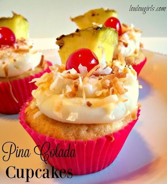   Pina Colada Cupcakes