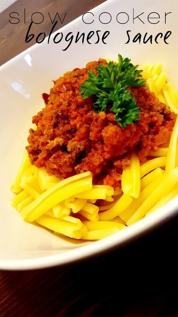 Slow Cooker Bolognese Sauce