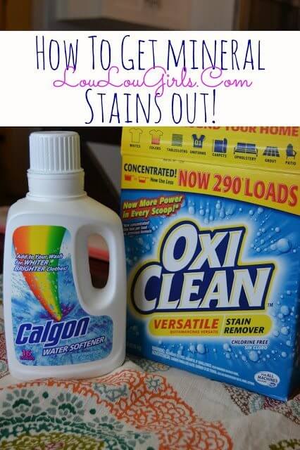 How to Get Mineral Stains Out of Your Clothes