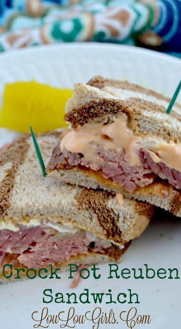 Crock Pot Reuben sandwiches