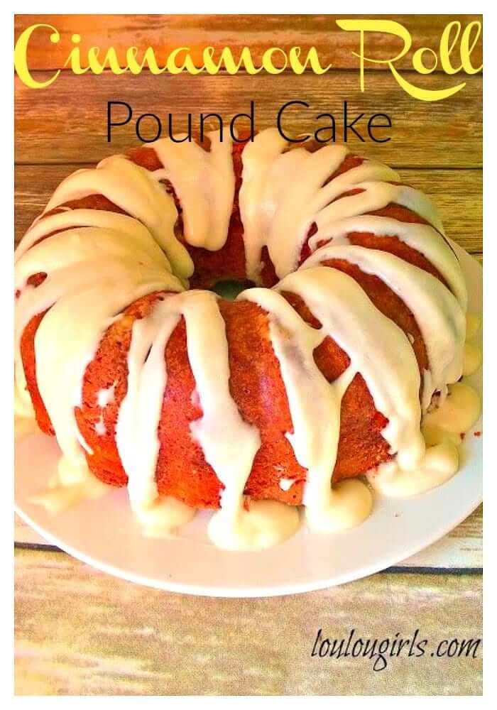 Cinnamon Roll Pound Cake