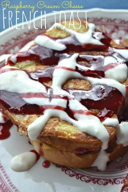 Raspberry Cream Cheese French Toast