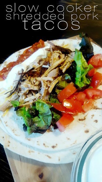 Slow Cooker Shredded Pork Tacos