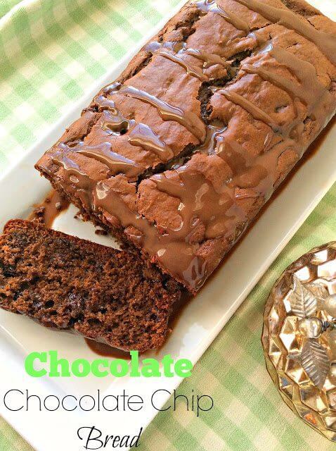 Chocolate Chocolate Chip Bread