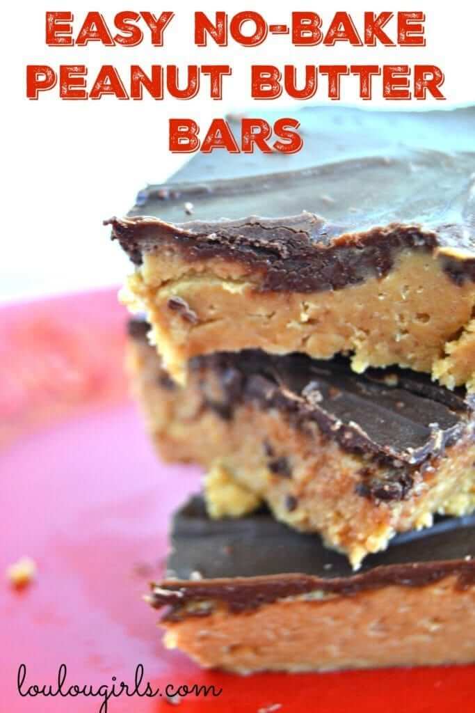 Easy-no-bake-peanut-butter-bars