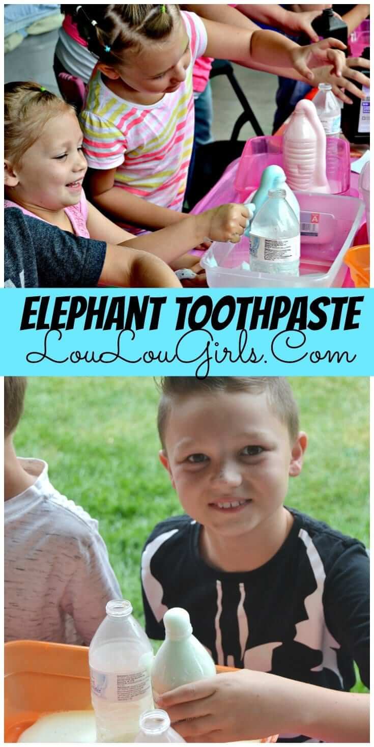 Elephant Toothpaste Experiment