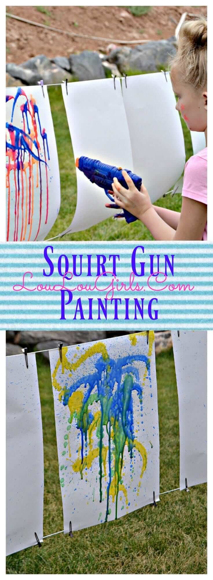 Squirt-gun -painting-tutorial