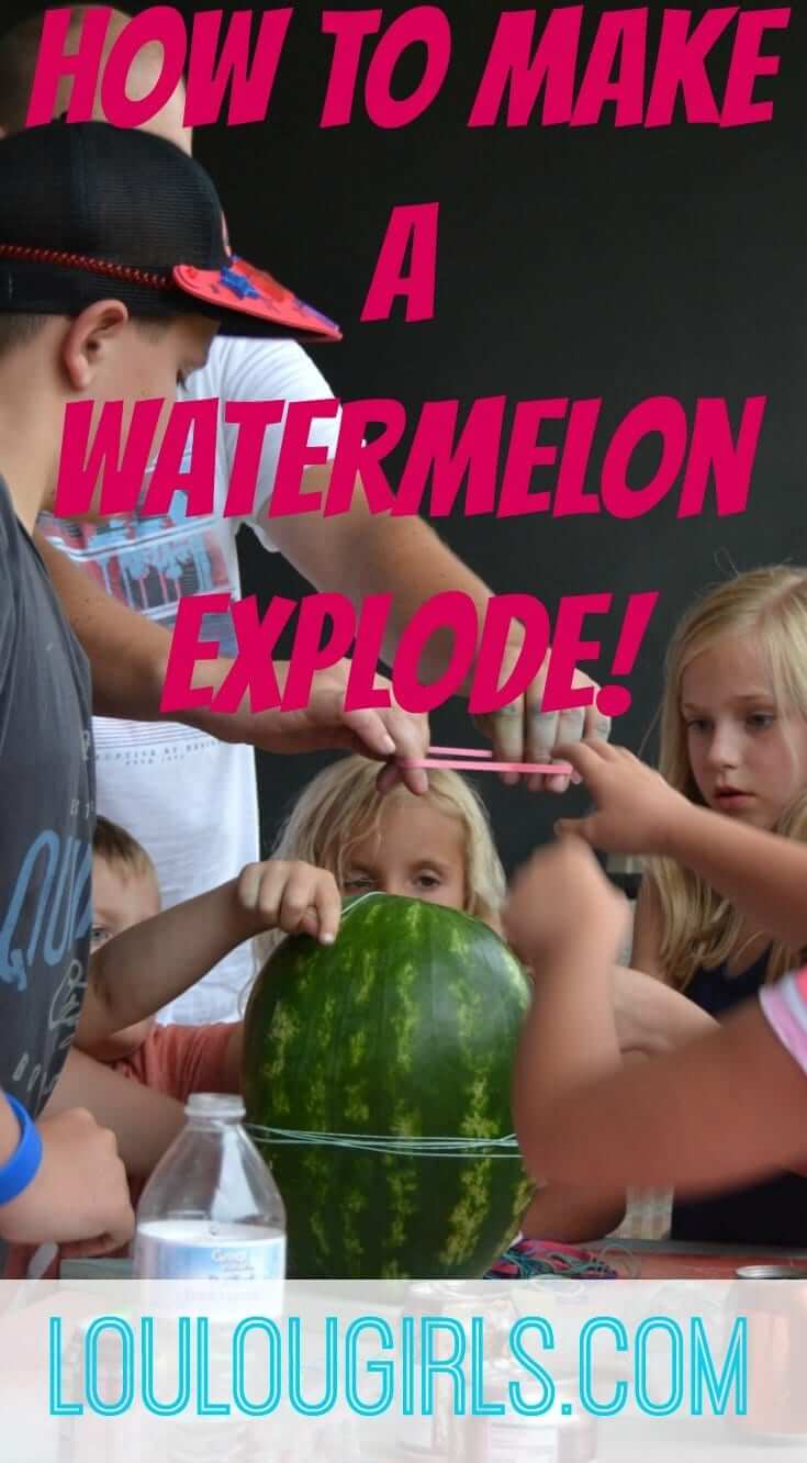 watermelon explosion experiment