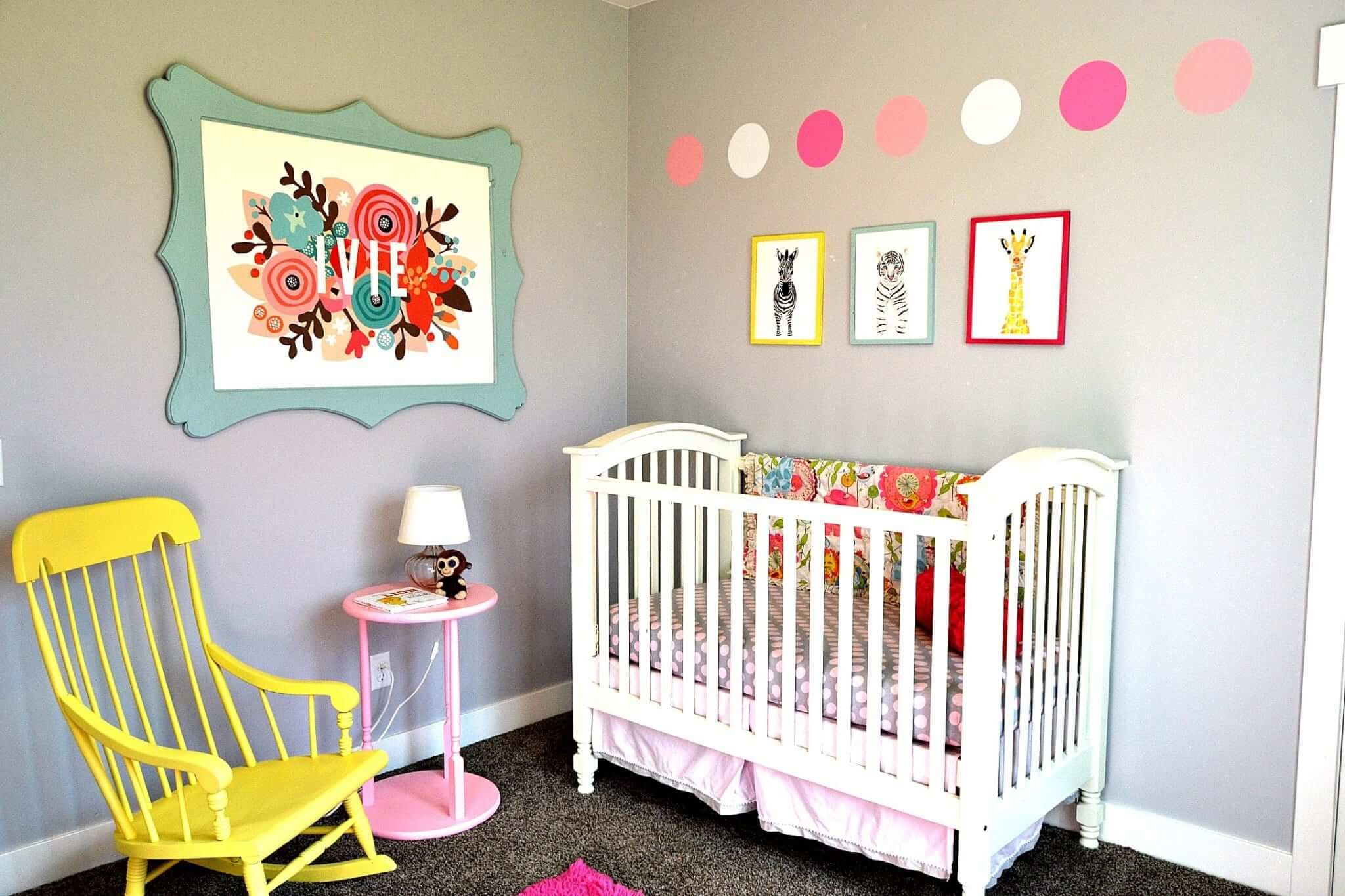 Colorful-Baby-Girl-Nursery