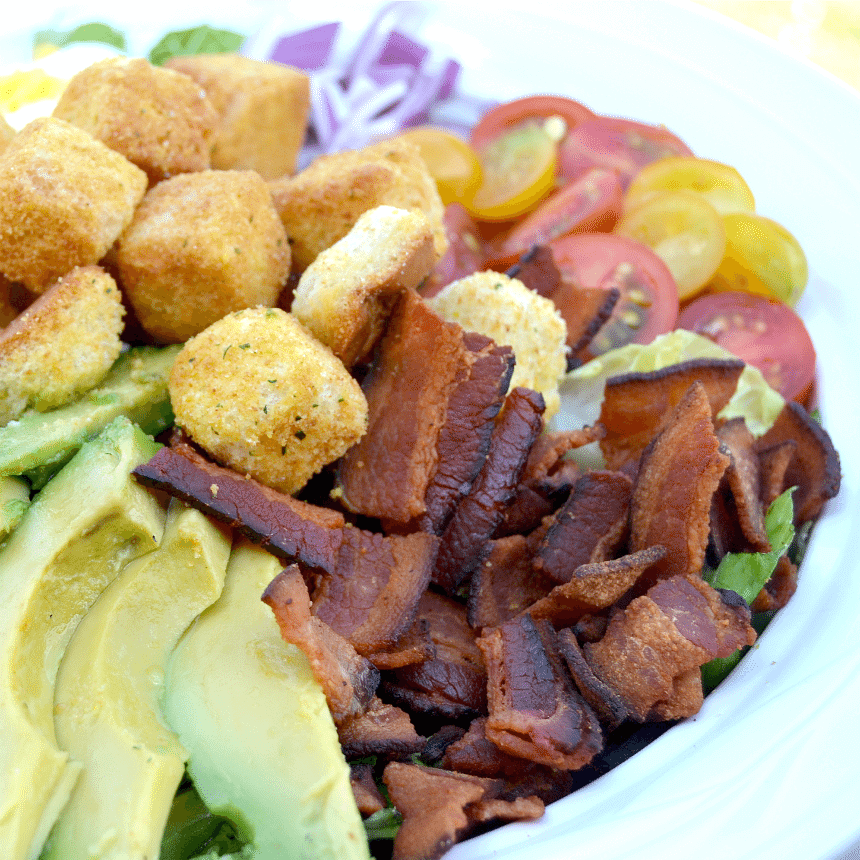 Bacon, Avocado and Blue Cheese Salad