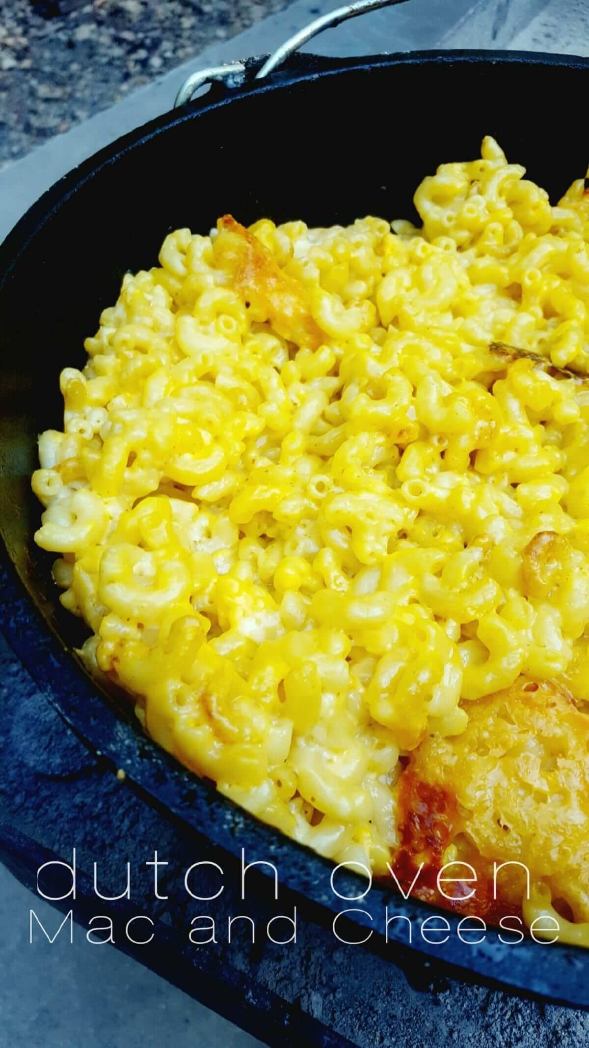 Easy Dutch Oven Mac And Cheese Camping Recipe!, Recipe