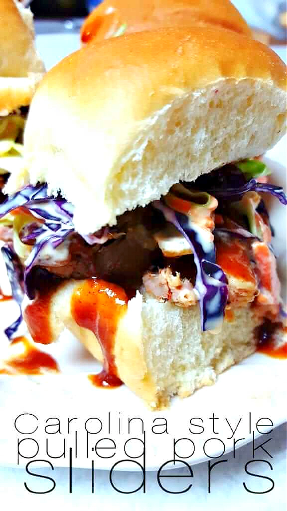 Carolina Style Pulled Pork Sliders