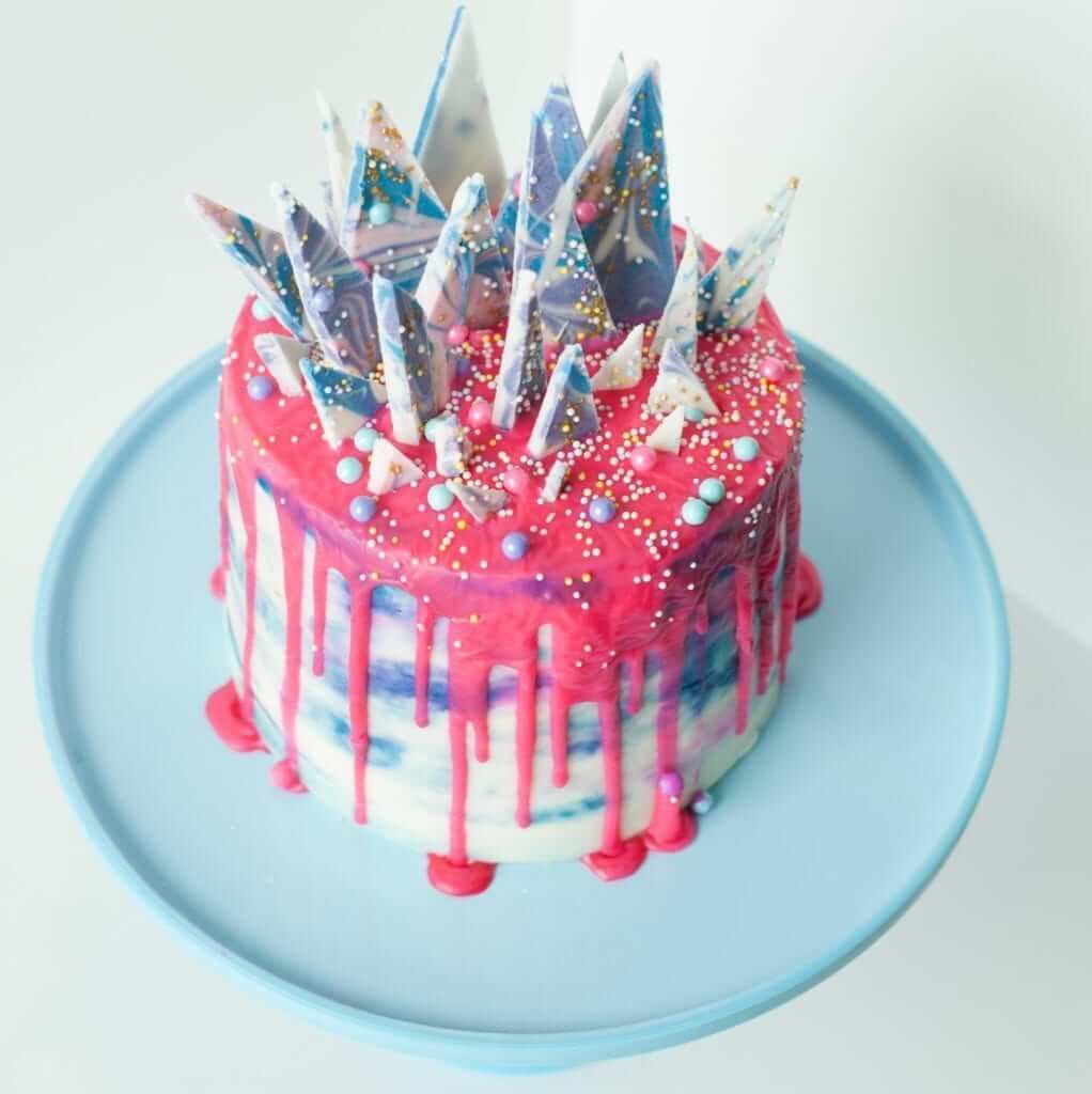 Colorful Trendy Birthday Cake! Lou Lou Girls — free download