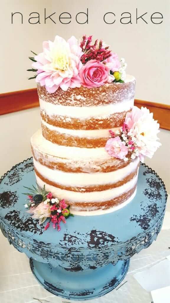 Naked Wedding Cake