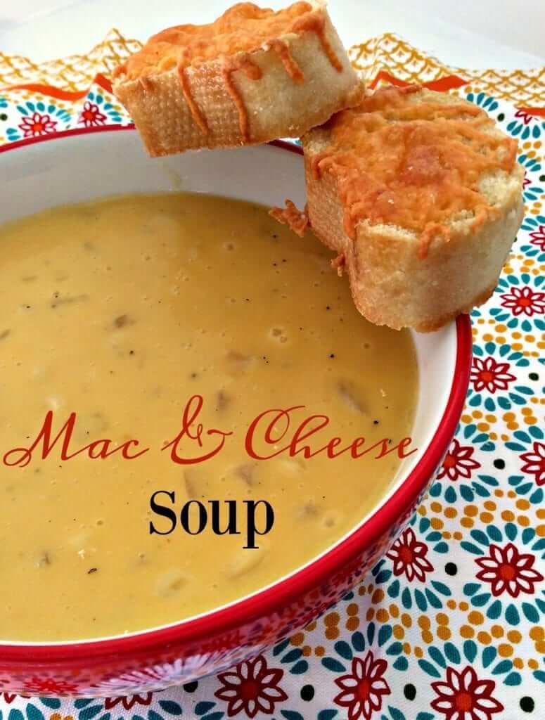 Cheesy Mac and Cheese Soup