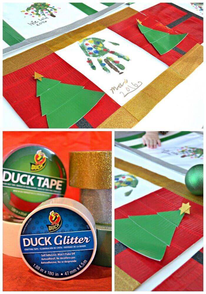 Duck Tape Christmas Placemats Craft