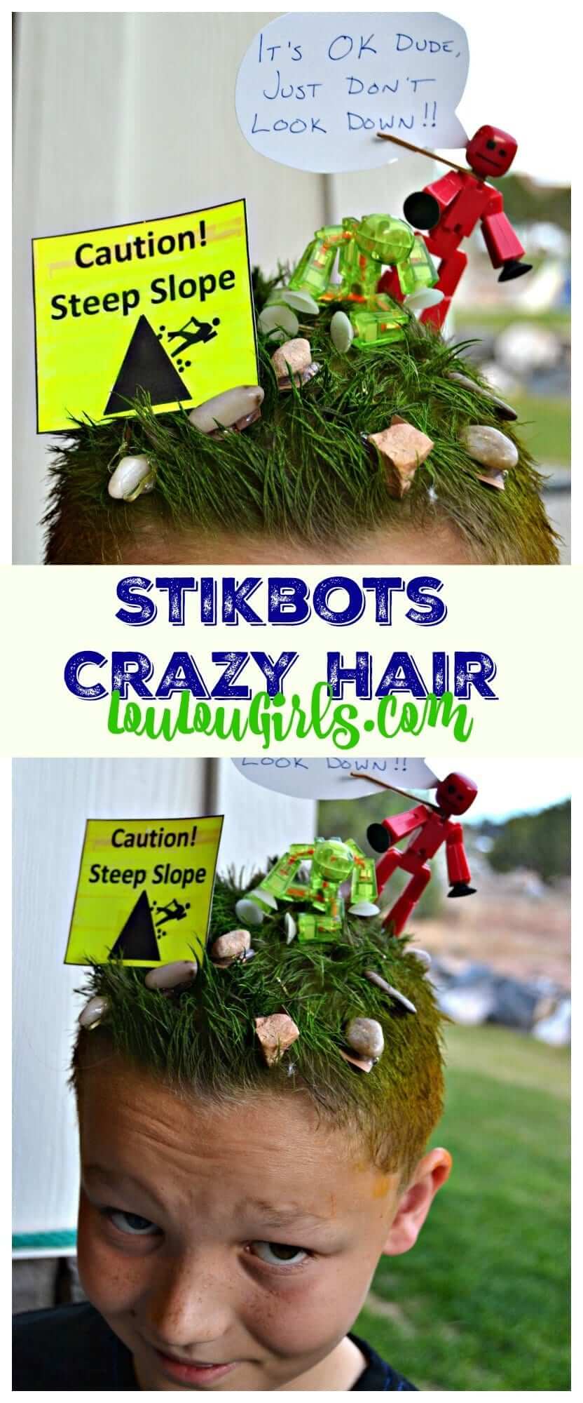 Stikbots Crazy Hair Day