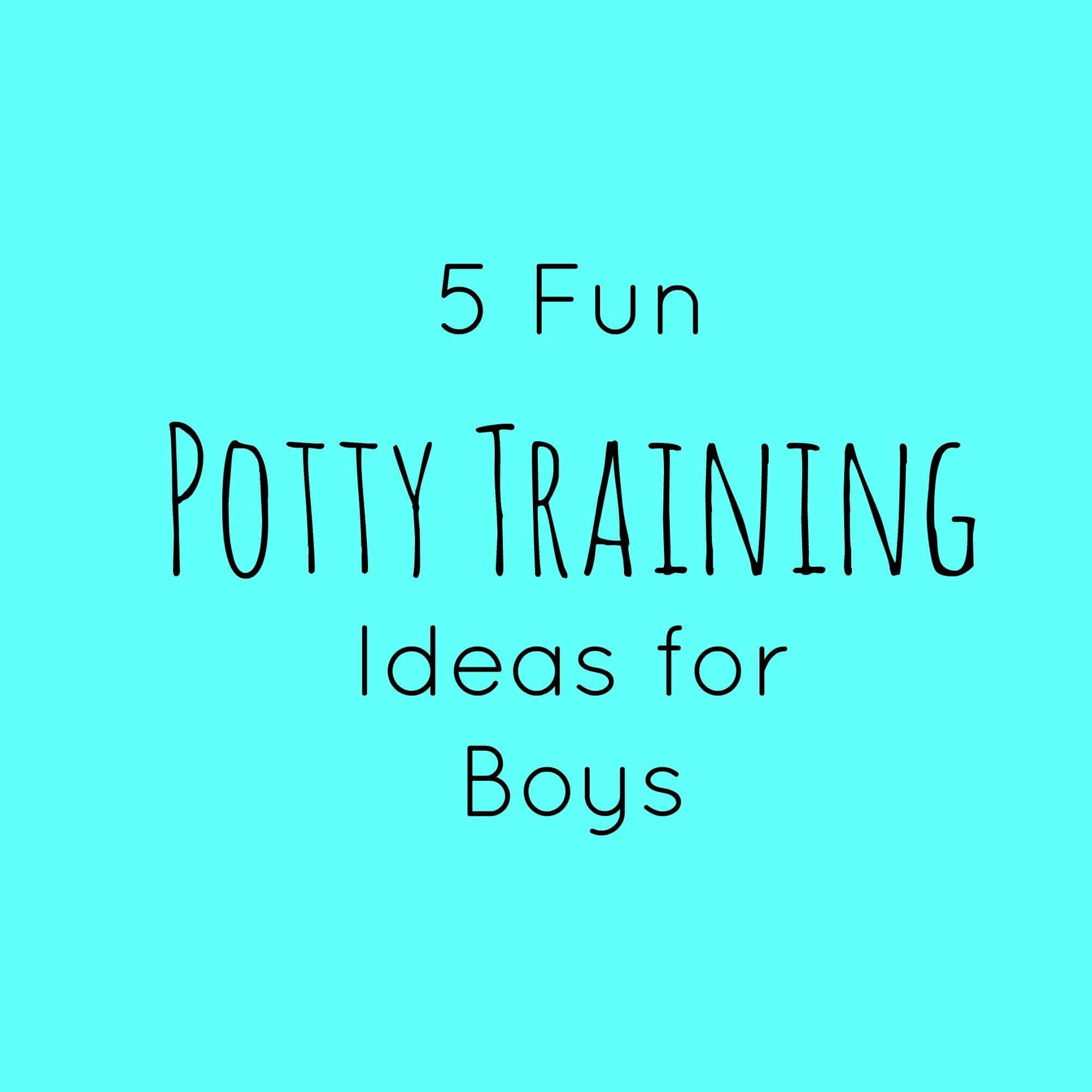 5 Fun Potty Training Ideas For Boys