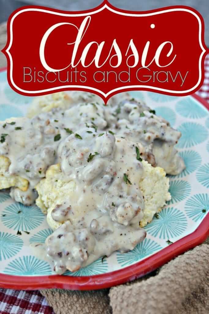 Biscuits and sausage gravy recipe