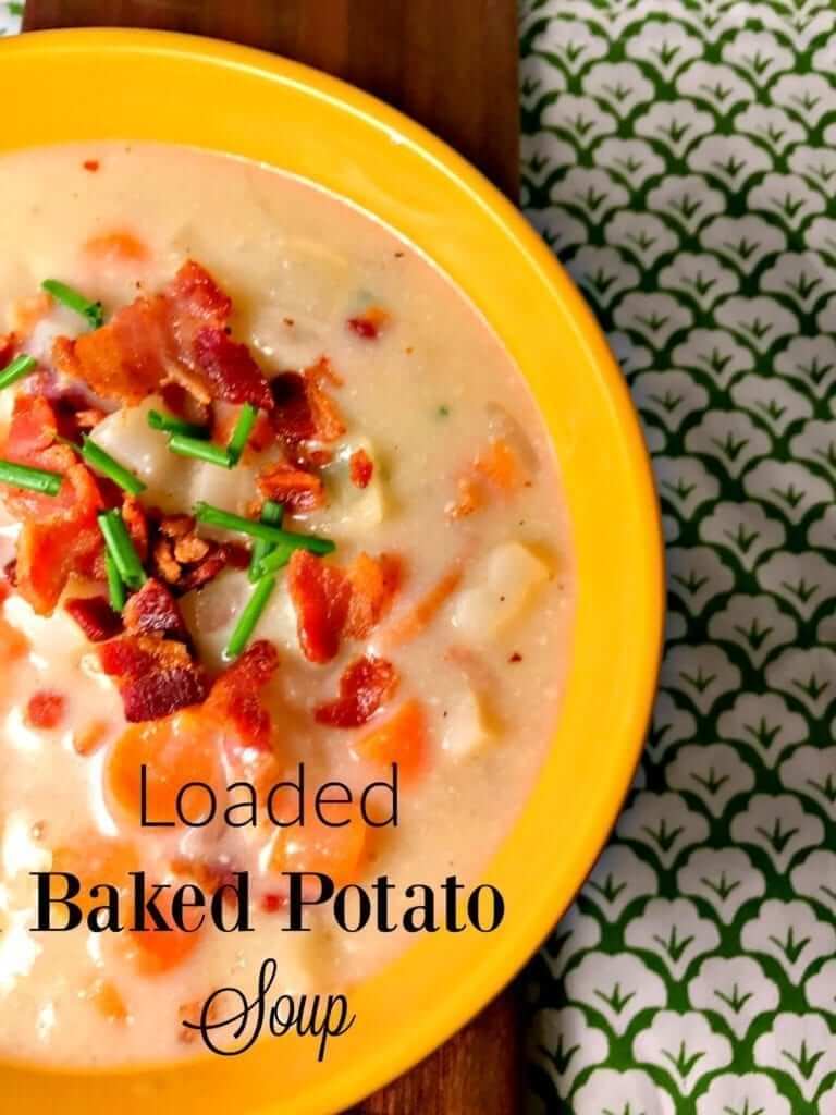 Easy Loaded Baked Potato Soup