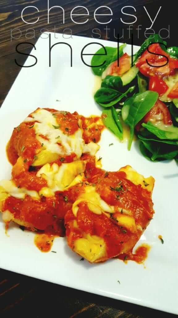 Cheesy Pasta Stuffed Shells