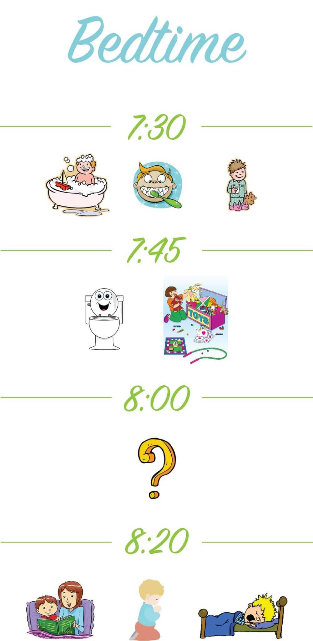 Bedtime Routine Free Printable