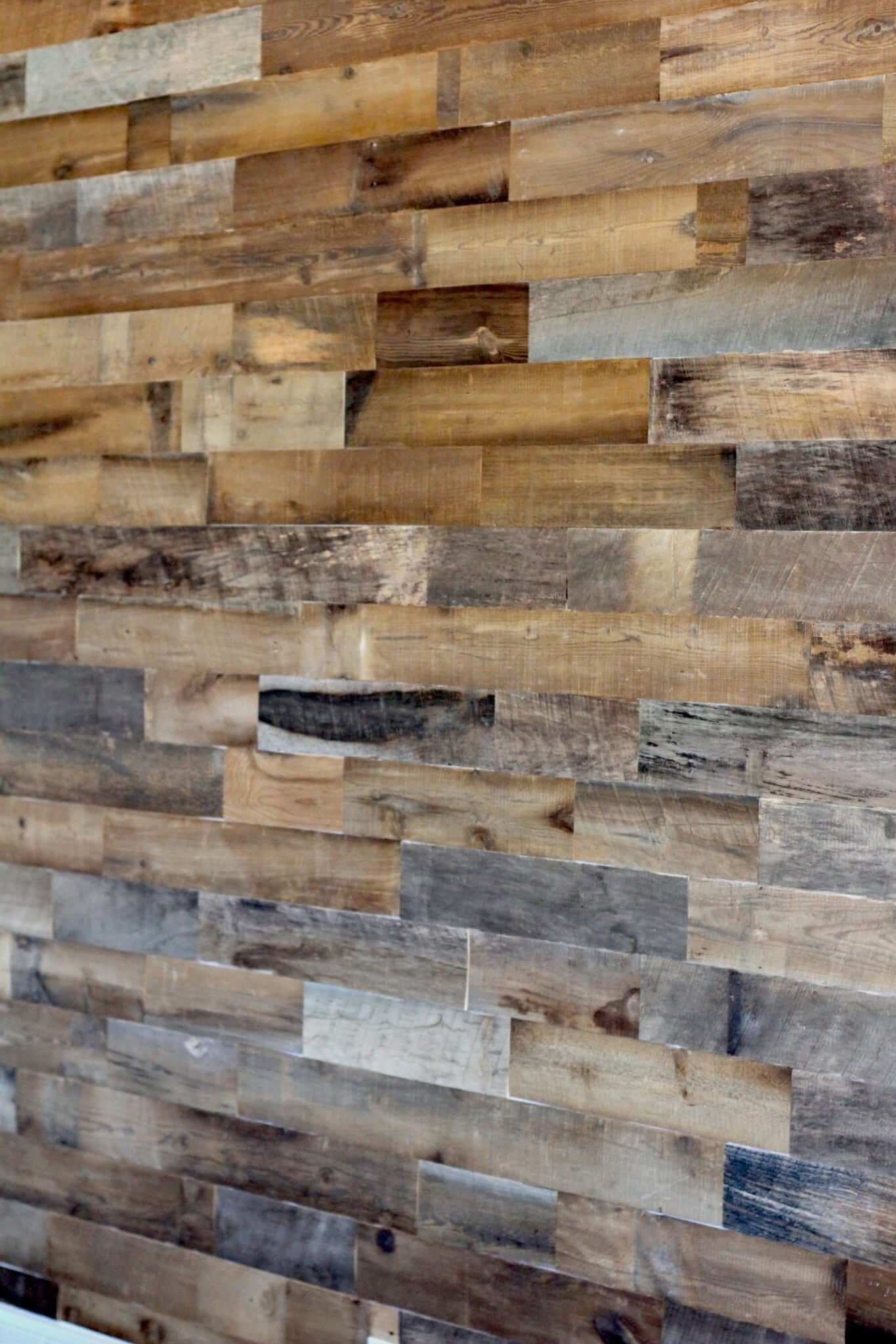 Artis Wall - Easiest Reclaimed Wood Wall Ever!