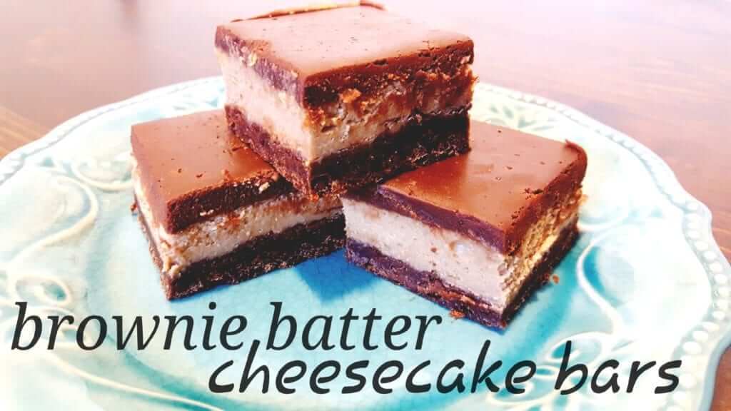 Brownie Batter Cheesecake Bars