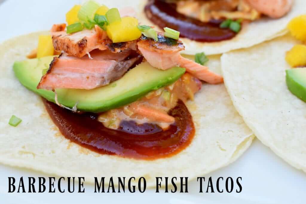 Barbecue Mango Fish Tacos