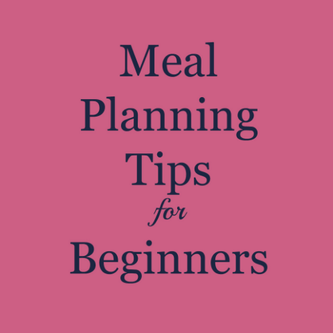 meal planning tips for beginners