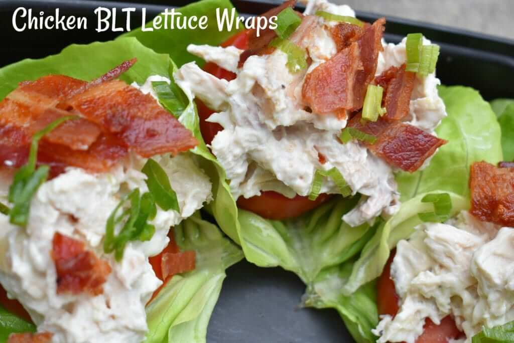 Chicken BLT Lettuce Wraps